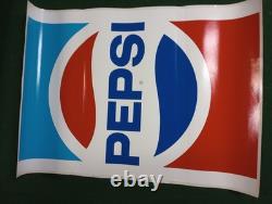 6 Pepsi Soda Stickers Decal Pop Vending Machine Cooler Original 18x25 Large