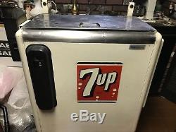 7up Ideal A-55 Vending Soda Pop Machine 1950's