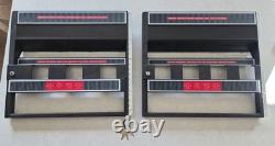 ANTARES COMBO VENDING MACHINE BLACK TOP and BOTTOM SODA DOORS with LOCKS HAS KEYS