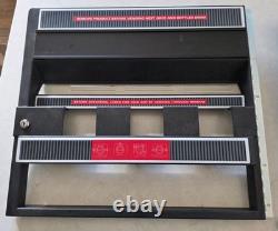 ANTARES COMBO VENDING MACHINE BLACK TOP and BOTTOM SODA DOORS with LOCKS HAS KEYS