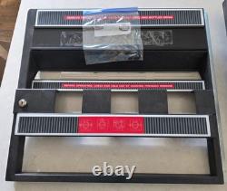 ANTARES COMBO VENDING MACHINE BLACK TOP and BOTTOM SODA DOORS with LOCKS HAS KEYS