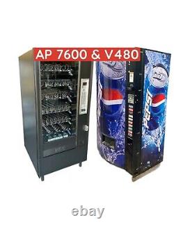 AP 7600 & Vendo 480 Snack/Soda Vending Machines BUNDLE- READ SHIPPING POLICY
