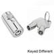 All Keyed Different Universal Plug Lock for Soda Snack Vending Machine Lock KD