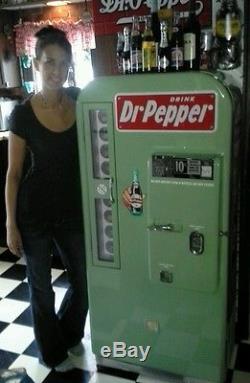 American Icon VMC 81 Dr Pepper Soda Machine Professional Restoration Vendo Coke