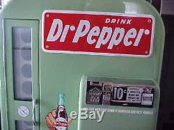 American Icon VMC 81 Dr Pepper Soda Machine Professional Restoration Vendo Coke