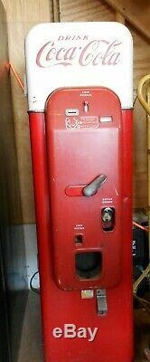 Antique 1950 Authentic Coca-cola Vending Machine #6528 Small Size Pick Up Only