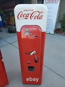 Antique 1950 Authentic Small Coca-cola Vending Machine Vmc-44 Pick Up Only