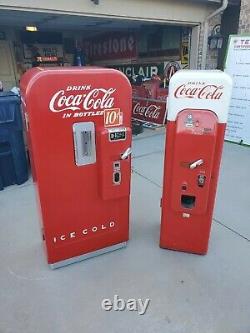 Antique 1950 Authentic Small Coca-cola Vending Machine Vmc-44 Pick Up Only