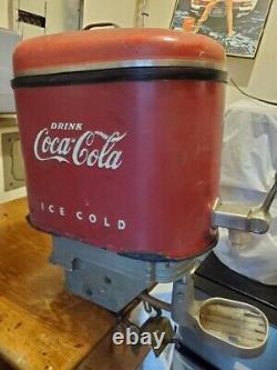 Antique Coca-Cola Cooler Coke Ice Cold drink Machine 1950