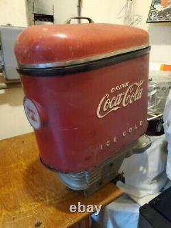 Antique Coca-Cola Cooler Coke Ice Cold drink Machine 1950