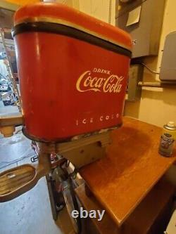 Antique Coca-Cola Cooler Coke Ice Cold drink Machine 1950