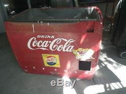 Antique Coca-Cola Cooler Coke Machine