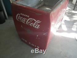 Antique Coca-Cola Cooler Coke Machine