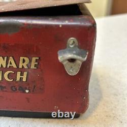 Antique Delaware Punch Salesman Sample Cooler 7x4x4 Advertising/Spanish