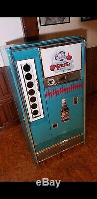 Antique Frosty Rootbeer Sign Soda Machine Coca Cola Coke Vendo 63 Bottle Cooler