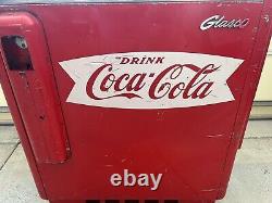 Antique Original Coca-Cola Glasco Slider Coke Machine Model GBV-50