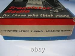 Beatles 1960's Promotional Pepsi Machine Transistor Radio, Box and Earphones