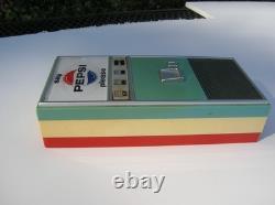 Beatles 1960's Promotional Pepsi Machine Transistor Radio, Box and Earphones