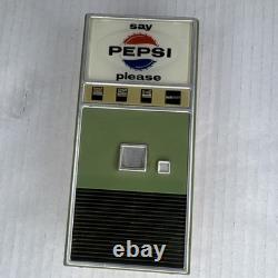 Beatles Endorsed 1960's Promotional Pepsi Machine Transistor Radio Only