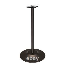 Black Cast Iron Vending Machine Stand 28 Tall Metal Stand with 16 Round B