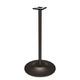 Black Cast Iron Vending Machine Stand 28 Tall Metal Stand with 16 Round B