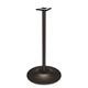Black Cast Iron Vending Machine Stand 28 Tall Metal Stand with 16 round Base