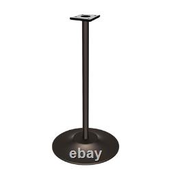 Black Cast Iron Vending Machine Stand 28 Tall Metal Stand with 16 round Base