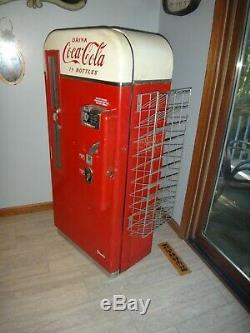 Bottle Rack for empty Coke, Pepsi, soda bottles- original mount on soda machine