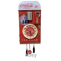 Bradford Exchange Limited Coca Cola Time For Refreshment Vending Machine Clock
