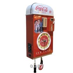 Bradford Exchange Limited Coca Cola Time For Refreshment Vending Machine Clock