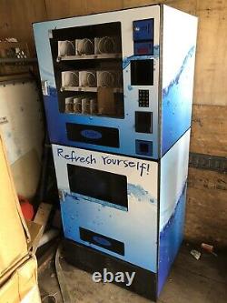 Brand New In Box Seaga Vc16s Combo Snack Soda Vending Machine CC Reader Ready