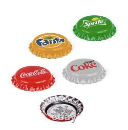 COCA-COLA FANTA SPRITE COKE-DIET 2020 Silver Coins Bottle Caps & Vending Machine