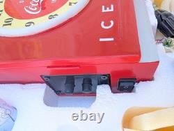 COCA-COLA Time For Refreshment Vending Machine Cuckoo Clock Bradford Exchange