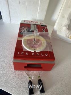 COCA-COLA Time For Refreshment Vending Machine Cuckoo Clock Bradford Exchange