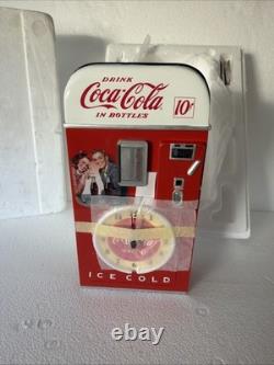 COCA-COLA Time For Refreshment Vending Machine Cuckoo Clock Bradford Exchange