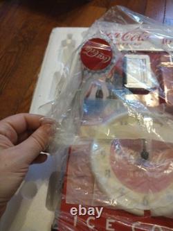 COCA-COLA Time For Refreshment Vending Machine Wall Clock The Bradford Exchange
