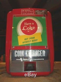 COCA COLA Vendo Coin Changer Relisted