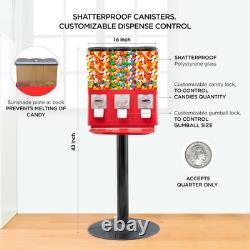 Candy Machine Dispenser Commercial Gumball Vending Machine Coin Operated