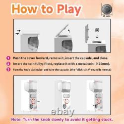 Capsule Vending Machine Toy Mini Vending Machine for Kids & Adults 25 Cents C Capsule Vending Machine Toy Mini Vending Machine for Kids & Adults 25 Cents C