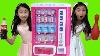 Chloe Kaycee Pretend Play W Pink Vending Machine Soda Kids Toys