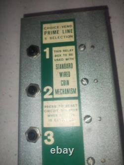 Choice-Vend Pepsi-Coke Machine Prime Line 6 Selection Relay Box