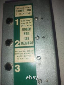 Choice-Vend Pepsi-Coke Machine Prime Line 6 Selection Relay Box