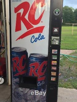 Classic RC COLA Soda Vending Machine-1 Price 6 Bubble Front With Bill Acceptor