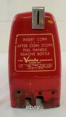 Coca Cola 1940's Serve Yourself Coke Vendo Vending Machine Coin Slot Rare