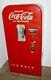 Coca Cola 1951 #39 Red Vendo Bottle Vending Machine Works Original