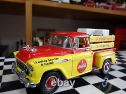 Coca-Cola 1957 Chevrolet Pickup Truck with Vintage Vending Machine