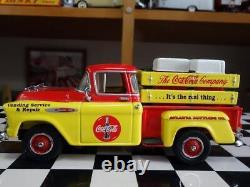 Coca-Cola 1957 Chevrolet Pickup Truck with Vintage Vending Machine