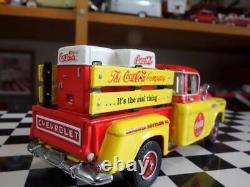 Coca-Cola 1957 Chevrolet Pickup Truck with Vintage Vending Machine