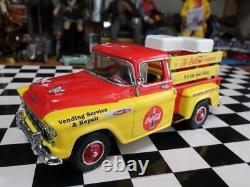 Coca-Cola 1957 Chevrolet Pickup Truck with Vintage Vending Machine