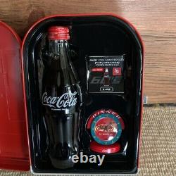 Coca Cola 60's Style Vending Machine Piigy Bank with Bottle and Clock